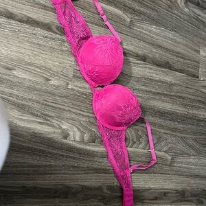 La senza beyond sexy classic plunge hot pink bra b32